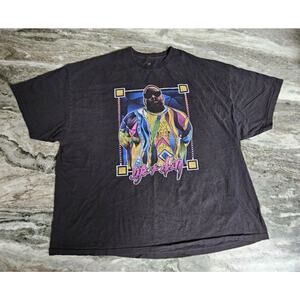 Mens 4XL Bobby Fresh Biggie Notorious BIG Huge Front Graphic Black Y12